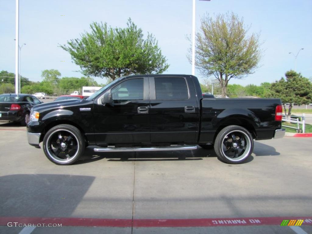 Black 2008 Ford F150 XLT SuperCrew Exterior Photo #47450212