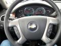Ebony 2011 Chevrolet Silverado 3500HD LTZ Crew Cab 4x4 Steering Wheel