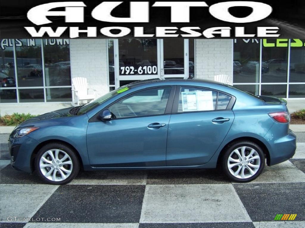 2010 Gunmetal Blue Mica Mazda Mazda3 S Sport 4 Door