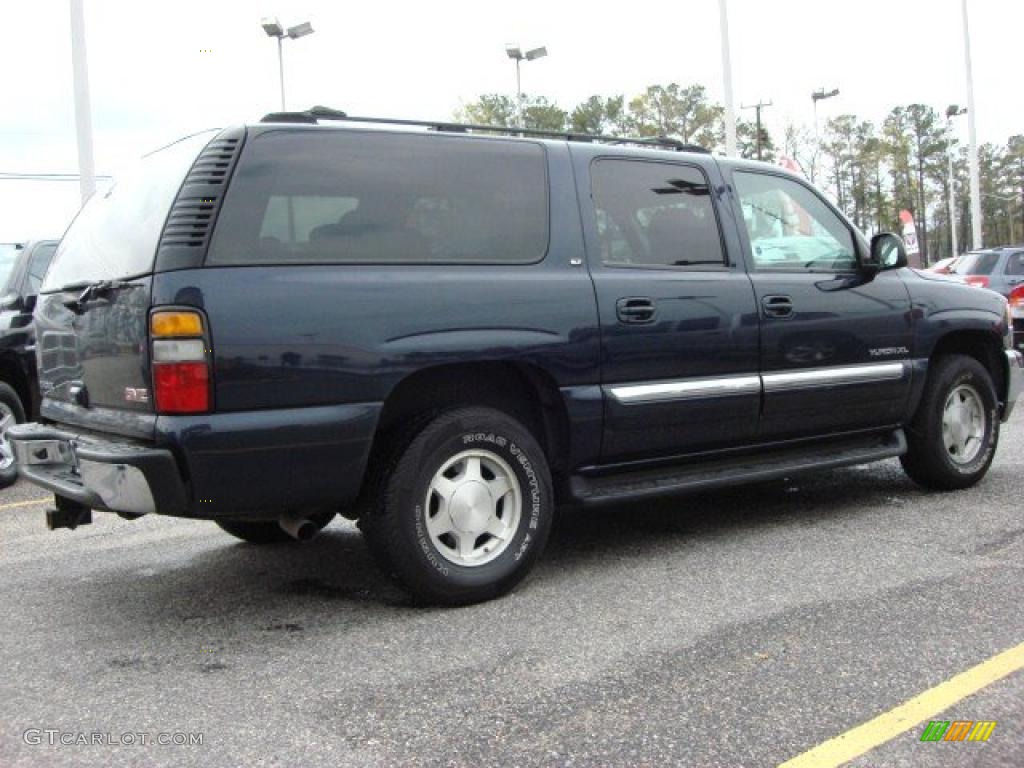 2004 Yukon XL 1500 SLT 4x4 - Deep Blue Metallic / Pewter/Dark Pewter photo #4