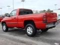 Flame Red 2001 Dodge Ram 1500 SLT Regular Cab 4x4 Exterior