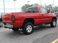 Flame Red 2001 Dodge Ram 1500 SLT Regular Cab 4x4 Exterior