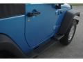 2010 Surf Blue Pearl Jeep Wrangler Sport Islander Edition 4x4  photo #7