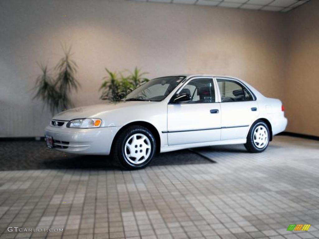 1999 Corolla CE - Silver Stream Opal / Light Charcoal photo #2