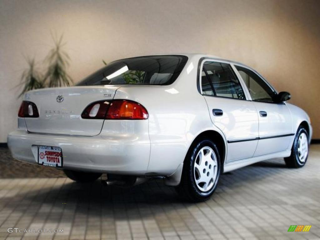 1999 Corolla CE - Silver Stream Opal / Light Charcoal photo #6