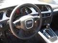2011 Audi A4 Black Interior Steering Wheel Photo