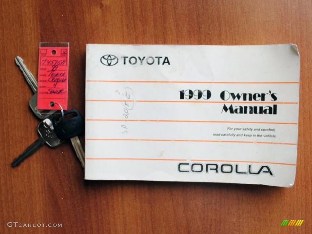 1999 Corolla CE - Silver Stream Opal / Light Charcoal photo #20
