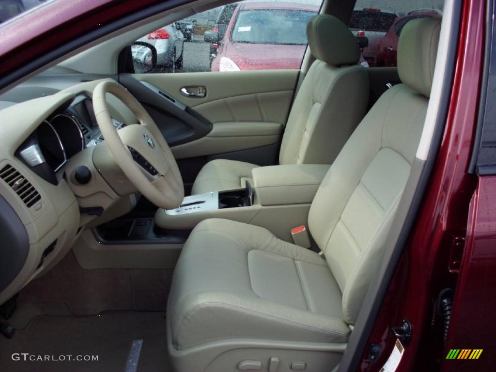 2011 Murano SL AWD - Merlot / Beige photo #3