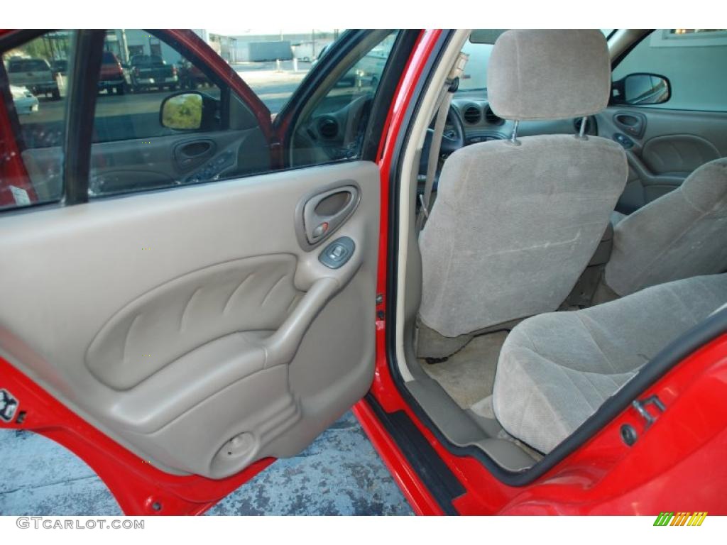 2000 Pontiac Grand Am SE Sedan Dark Taupe Door Panel Photo #47455266