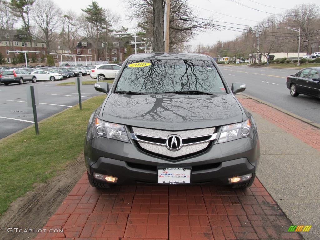 2008 MDX Technology - Nimbus Gray Metallic / Ebony photo #2