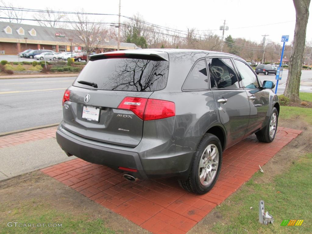 2008 MDX Technology - Nimbus Gray Metallic / Ebony photo #5