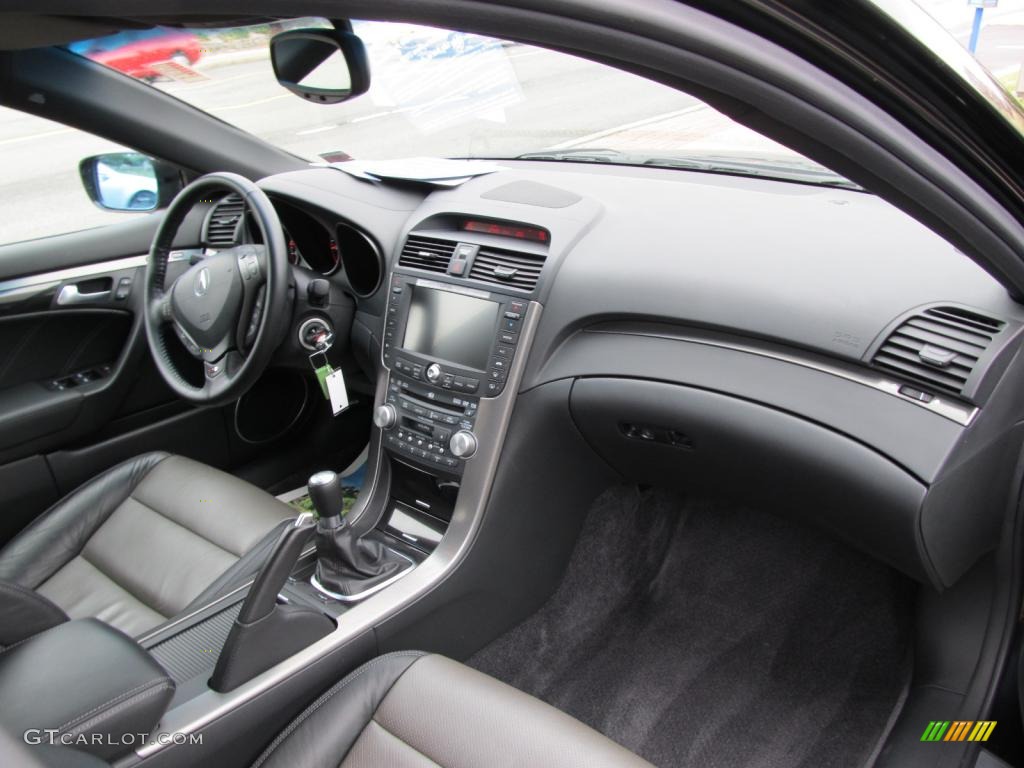 2008 Acura TL 3.5 Type-S Ebony/Silver Dashboard Photo #47456935