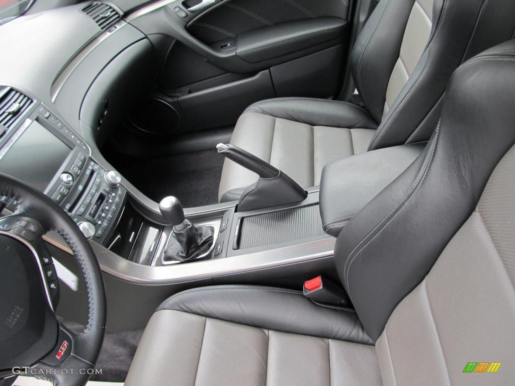 Ebony/Silver Interior 2008 Acura TL 3.5 Type-S Photo #47456965