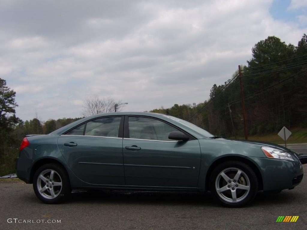 2009 G6 V6 Sedan - Silver Green Metallic / Light Taupe photo #1