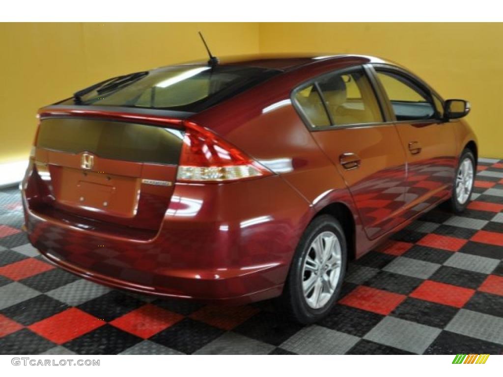 Tango Red Pearl 2010 Honda Insight Hybrid EX Navigation Exterior Photo #47457253