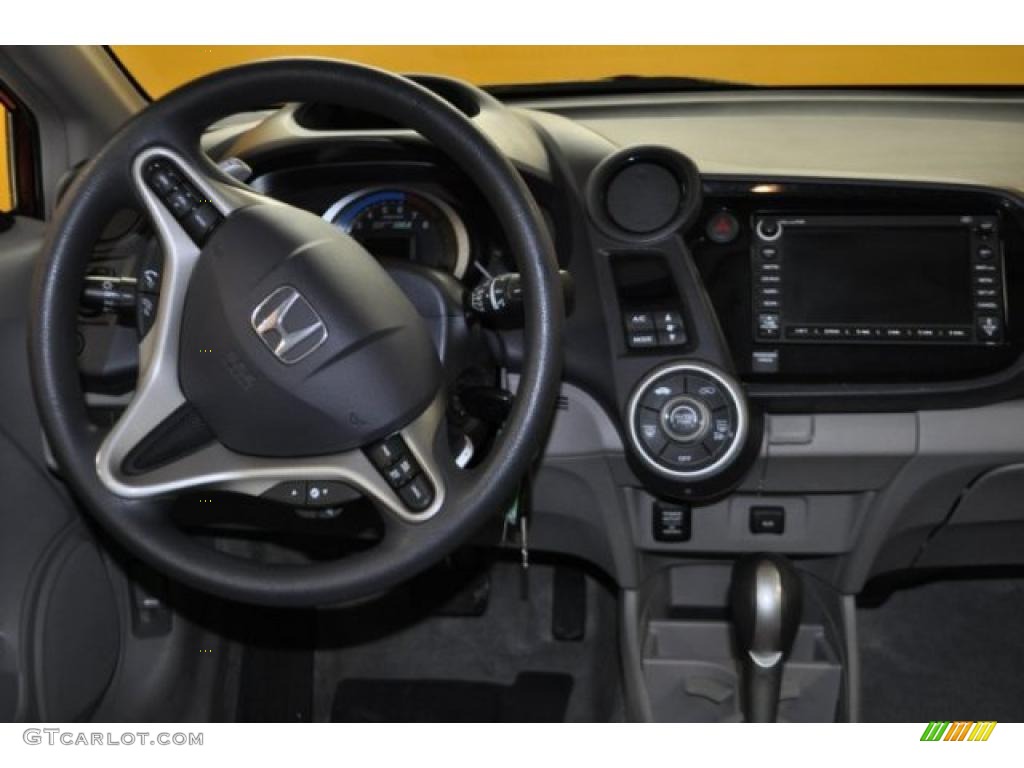 2010 Honda Insight Hybrid EX Navigation Gray Dashboard Photo #47457268