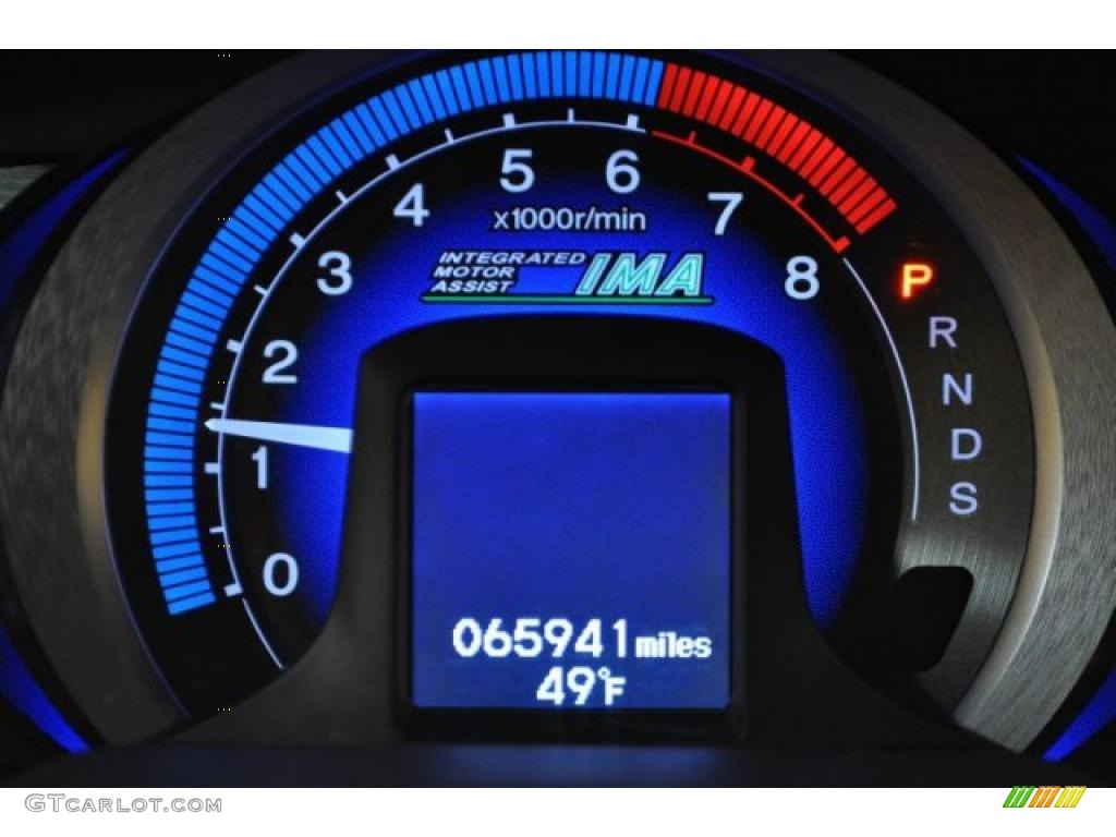 2010 Honda Insight Hybrid EX Navigation Gauges Photo #47457283