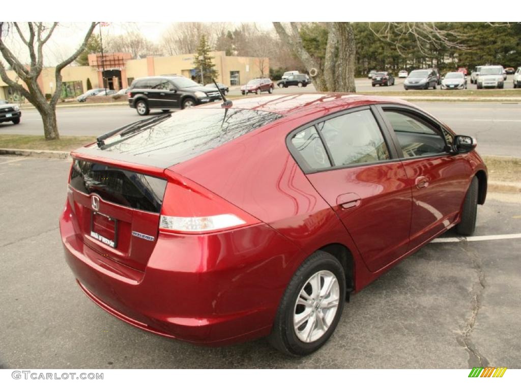 Tango Red Pearl 2010 Honda Insight Hybrid EX Navigation Exterior Photo #47457625