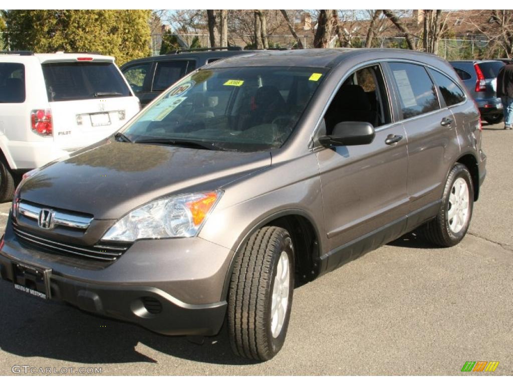 2009 CR-V EX 4WD - Urban Titanium Metallic / Black photo #1