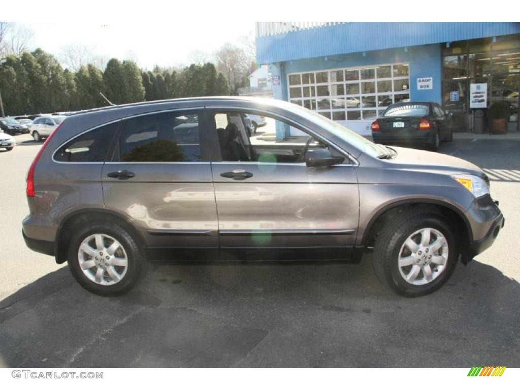 2009 CR-V EX 4WD - Urban Titanium Metallic / Black photo #4