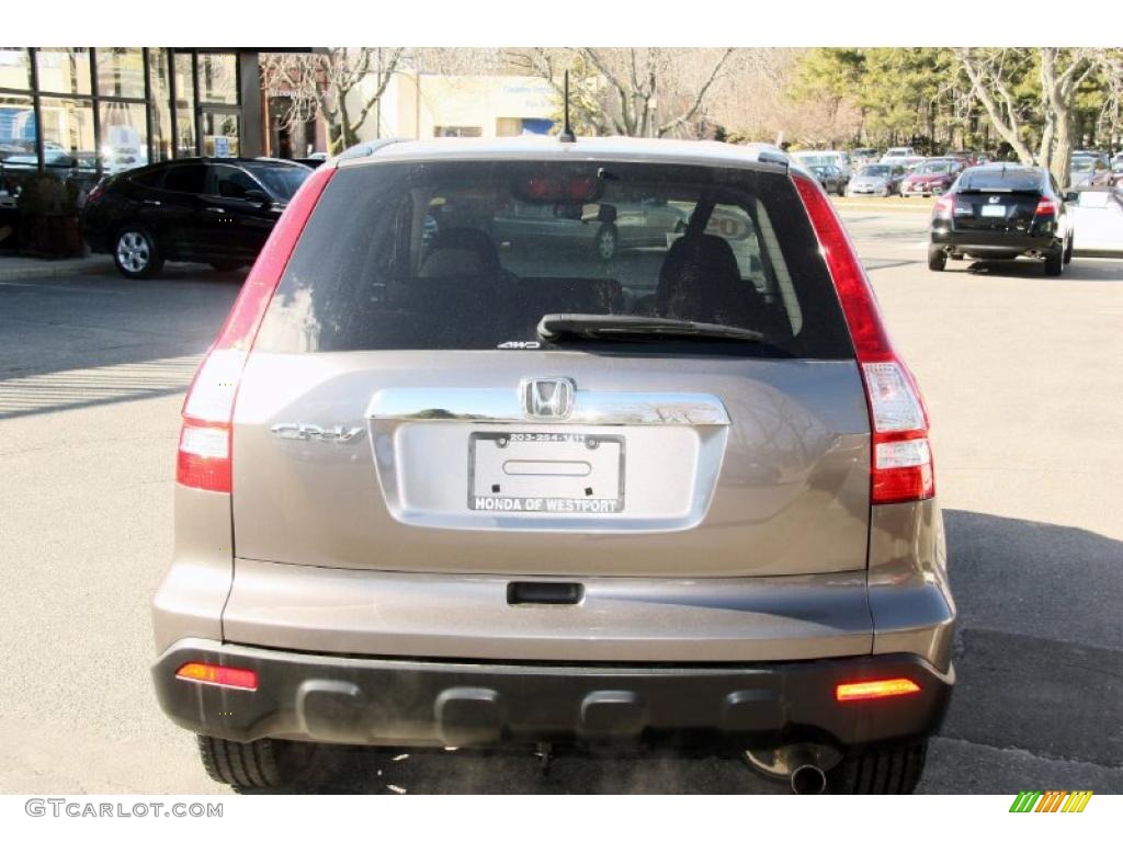 2009 CR-V EX 4WD - Urban Titanium Metallic / Black photo #6