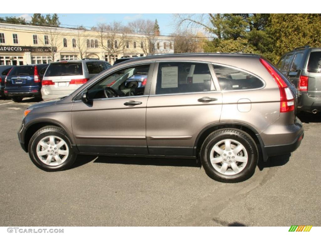 2009 CR-V EX 4WD - Urban Titanium Metallic / Black photo #9