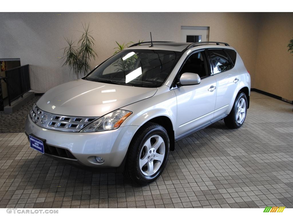 2003 Murano SL AWD - Sheer Silver Metallic / Charcoal photo #3