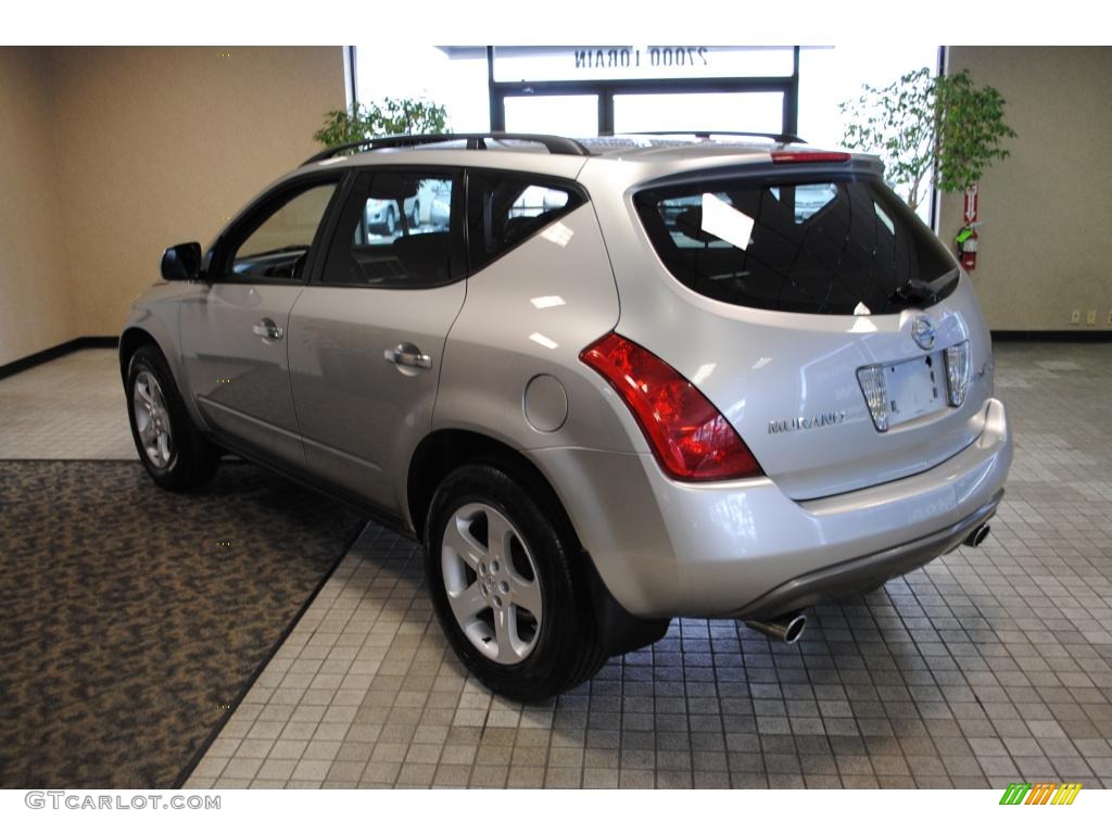 2003 Murano SL AWD - Sheer Silver Metallic / Charcoal photo #6