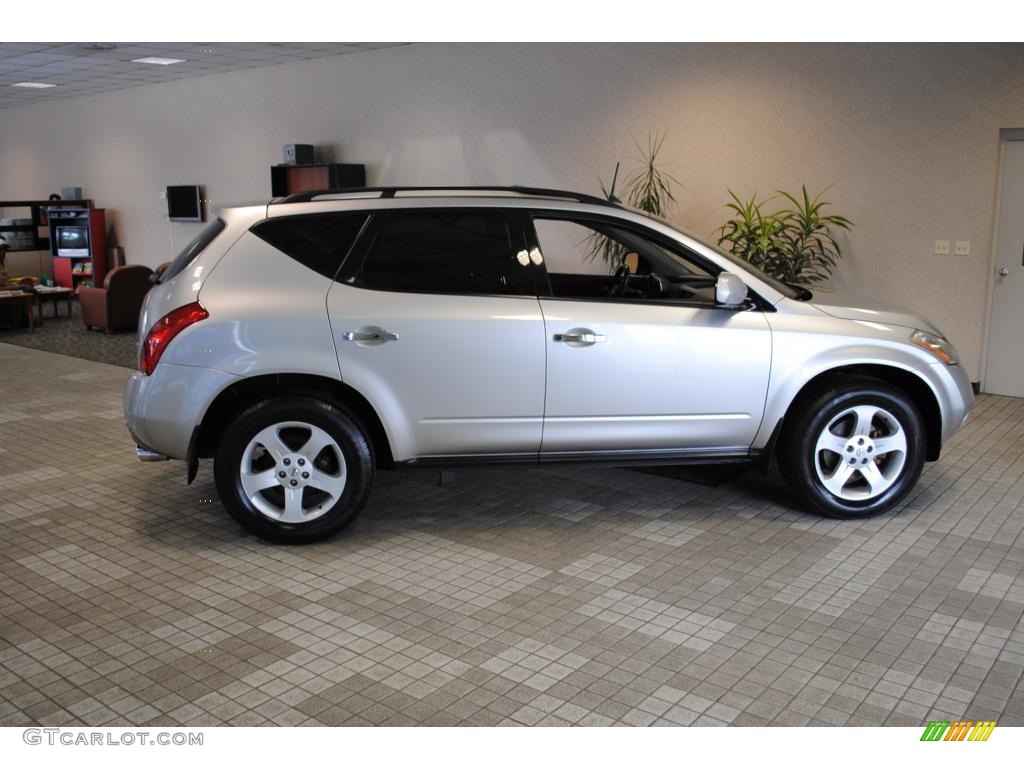 2003 Murano SL AWD - Sheer Silver Metallic / Charcoal photo #12