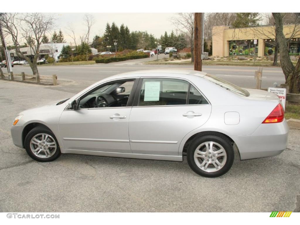 Alabaster Silver Metallic 2006 Honda Accord SE Sedan Exterior Photo #47458480