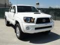 Super White 2011 Toyota Tacoma V6 TRD Sport PreRunner Access Cab Exterior