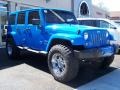2011 Cosmos Blue Jeep Wrangler Unlimited Sahara 4x4  photo #4