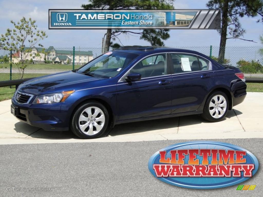 2008 Accord EX Sedan - Royal Blue Pearl / Gray photo #1