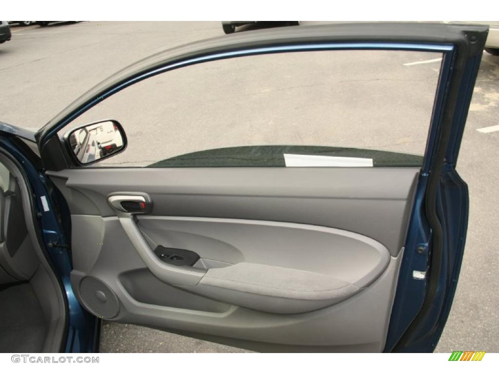 2008 Civic LX Coupe - Atomic Blue Metallic / Gray photo #13