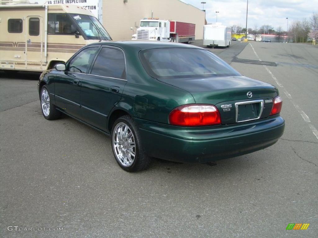 2001 626 LX - Freeport Green Metallic / Beige photo #7