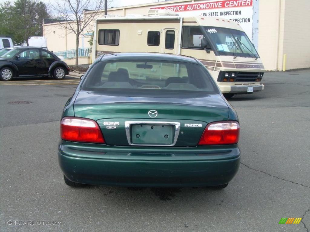 2001 626 LX - Freeport Green Metallic / Beige photo #8
