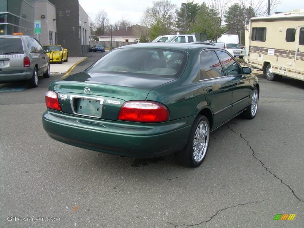 2001 626 LX - Freeport Green Metallic / Beige photo #9