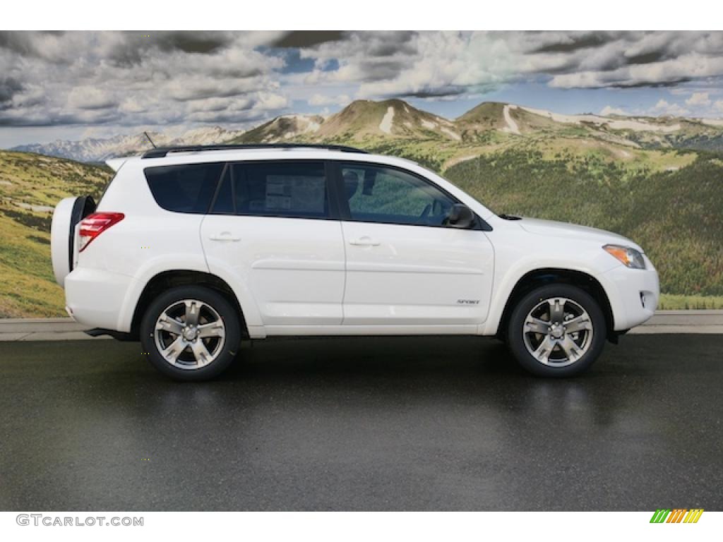 Blizzard White Pearl 2011 Toyota RAV4 V6 Sport 4WD Exterior Photo #47465860