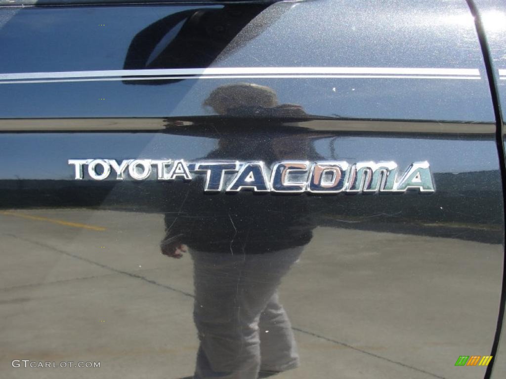 2003 Tacoma V6 TRD Double Cab 4x4 - Black Sand Pearl / Oak photo #22