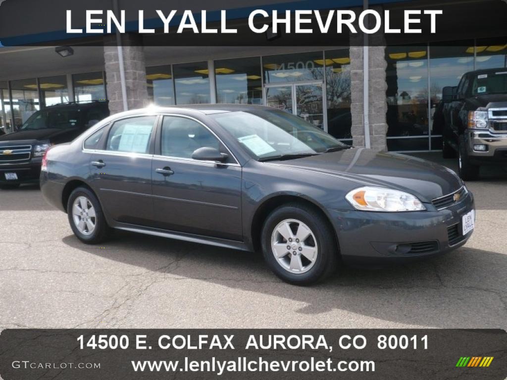 2010 Impala LT - Cyber Gray Metallic / Gray photo #1