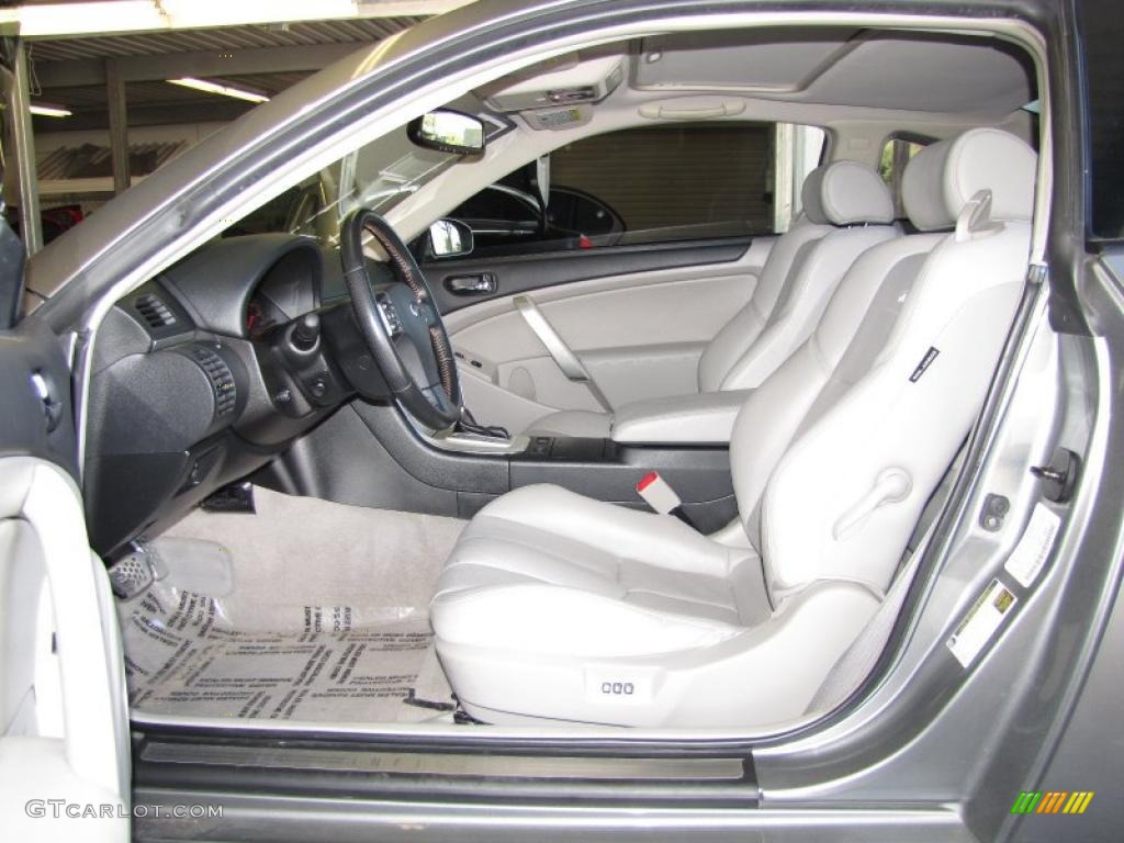 Stone Gray Interior 2007 Infiniti G 35 Coupe Photo #47469361