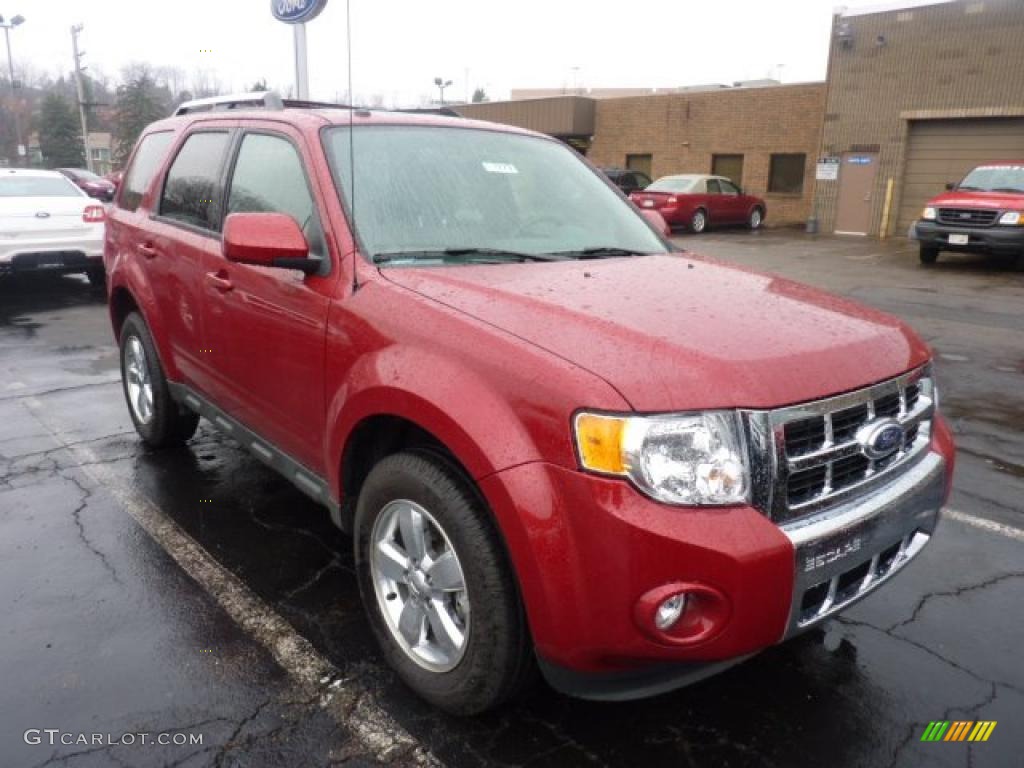 2011 Escape Limited V6 4WD - Sangria Red Metallic / Charcoal Black photo #1