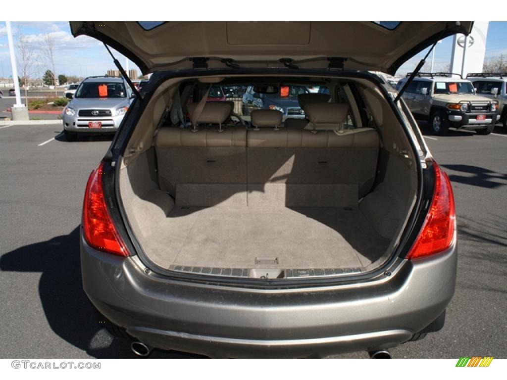 2004 Murano SE AWD - Polished Pewter Metallic / Cafe Latte photo #27