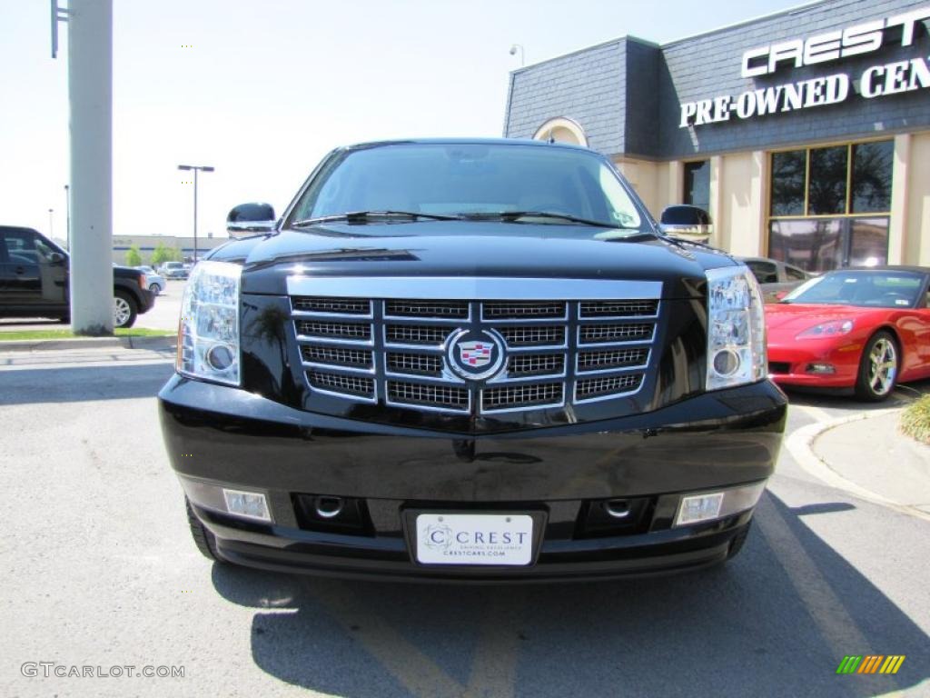 2008 Escalade  - Black Raven / Light Cashmere photo #2