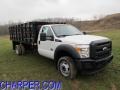 Oxford White 2011 Ford F550 Super Duty XL Regular Cab 4x4 Stake Truck