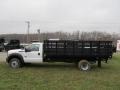 Oxford White - F550 Super Duty XL Regular Cab 4x4 Stake Truck Photo No. 8