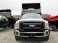 Oxford White 2011 Ford F450 Super Duty XL Regular Cab 4x4 Chassis Dump Truck Exterior