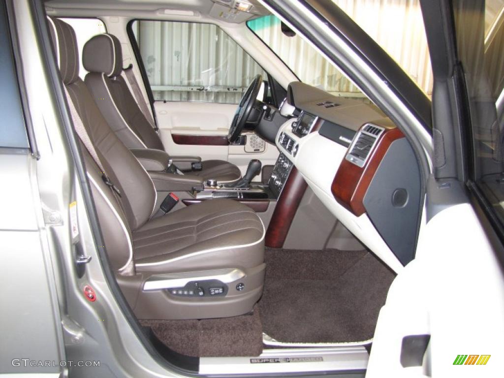 2010 Range Rover Supercharged - Ipanema Sand Metallic / Arabica Brown/Ivory White photo #11