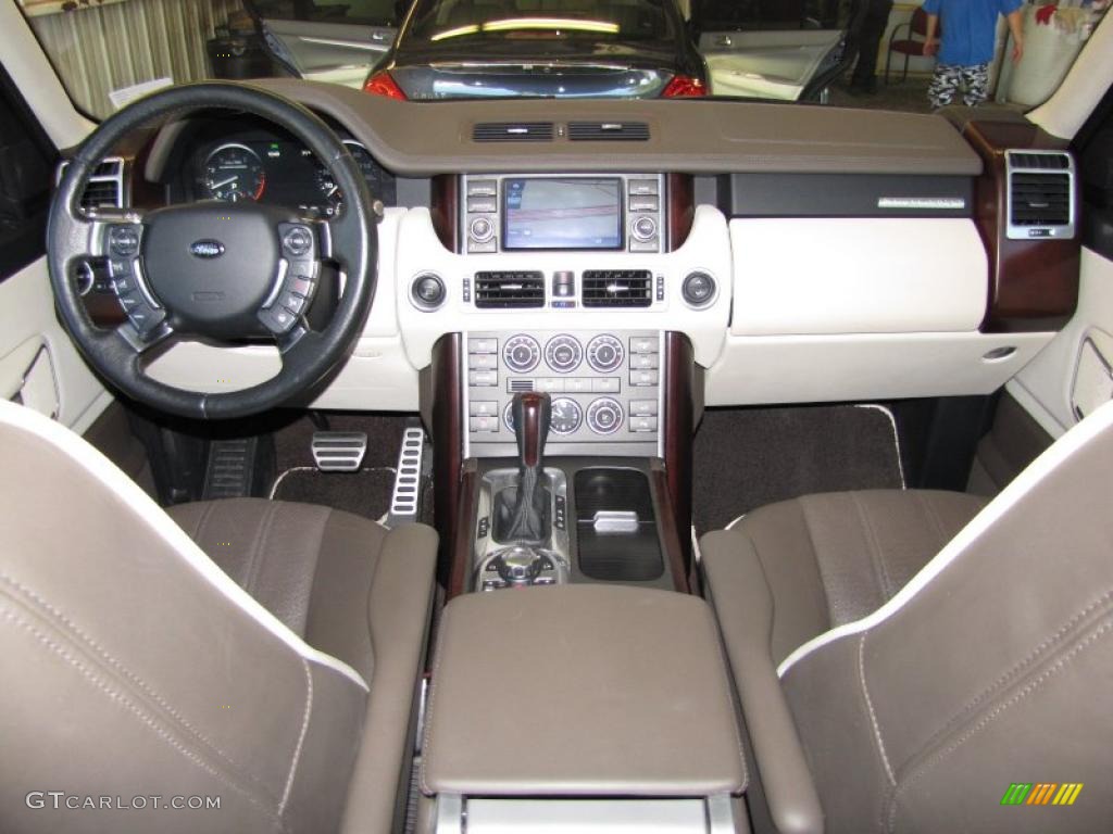 2010 Range Rover Supercharged - Ipanema Sand Metallic / Arabica Brown/Ivory White photo #16