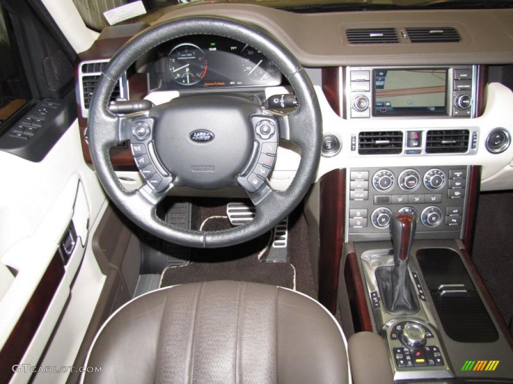 2010 Range Rover Supercharged - Ipanema Sand Metallic / Arabica Brown/Ivory White photo #17